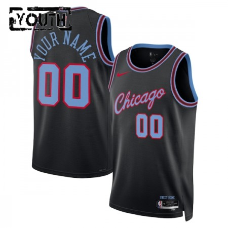 Dres Chicago Bulls Prilagođeni Nike 2025-26 City Edition Crno Swingman - Dječji Dres Chicago Bulls Prilagođeni Nike 2025-26 City Edition Crno Swingman - Dječji